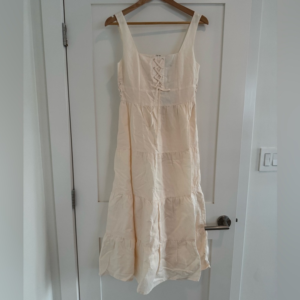 Paige Ophella Linen and Cotton Dress